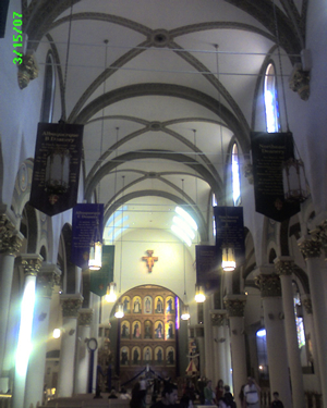 Cathedral Basilica of Saint Francis of Assisi (back interior)